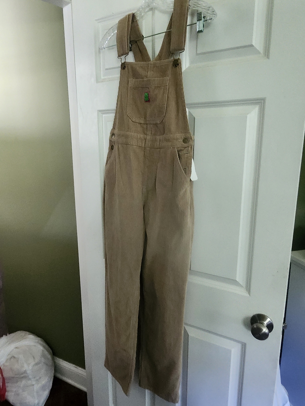 Empyre Tan Corduroy Women’s Overalls